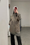 BORIS BIDJAN SABERI Light Grey Cashmere Hat KNHAT2 FPI30001